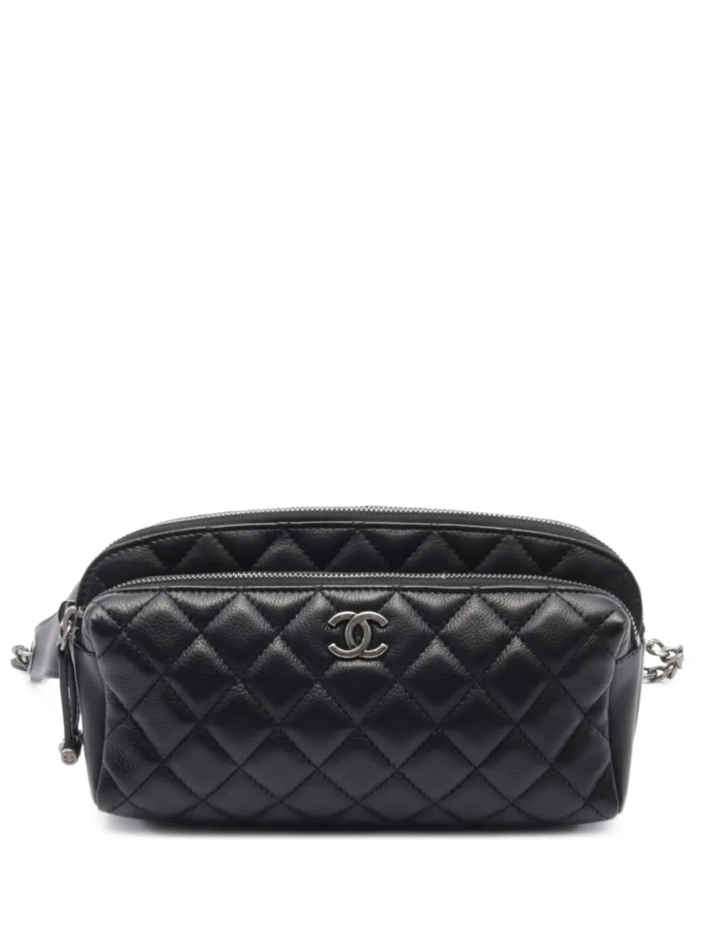 CHANEL Pre-Owned 2018-2019 quilted belt bag | Black | Image 1