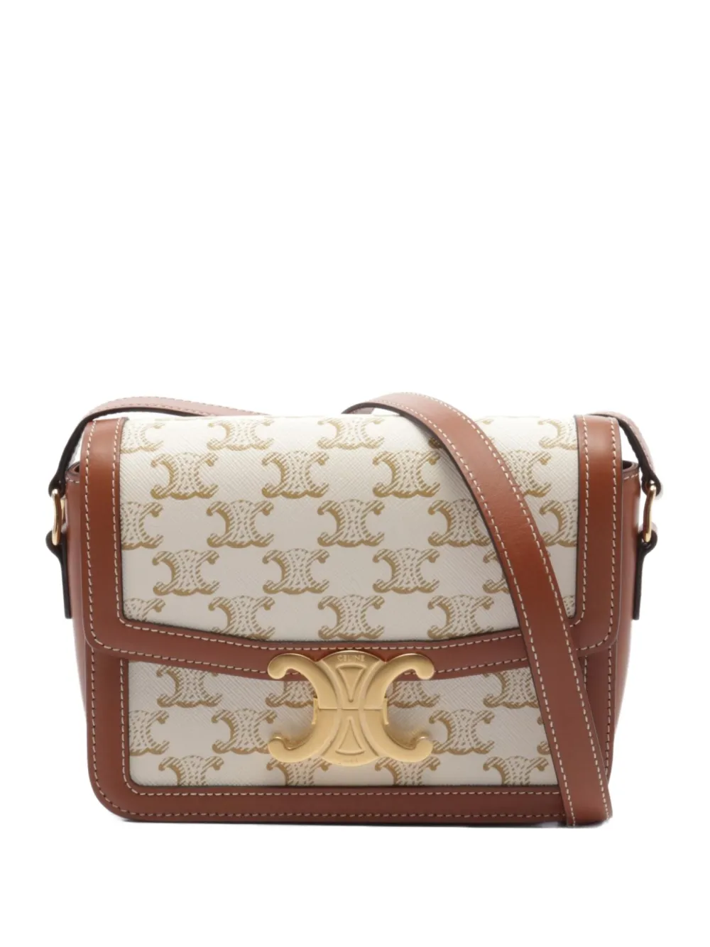Céline Pre-Owned 2010s Triomphe ショルダーバッグ - ブラウン Céline Pre-Owned 2010s Triomphe ショルダーバッグ - ブラウン