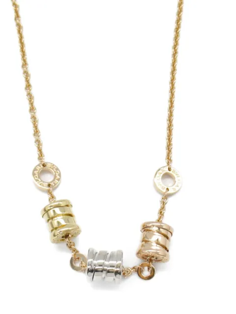 Bvlgari Pre-Owned 2010s 18K gold B.zero1 necklace