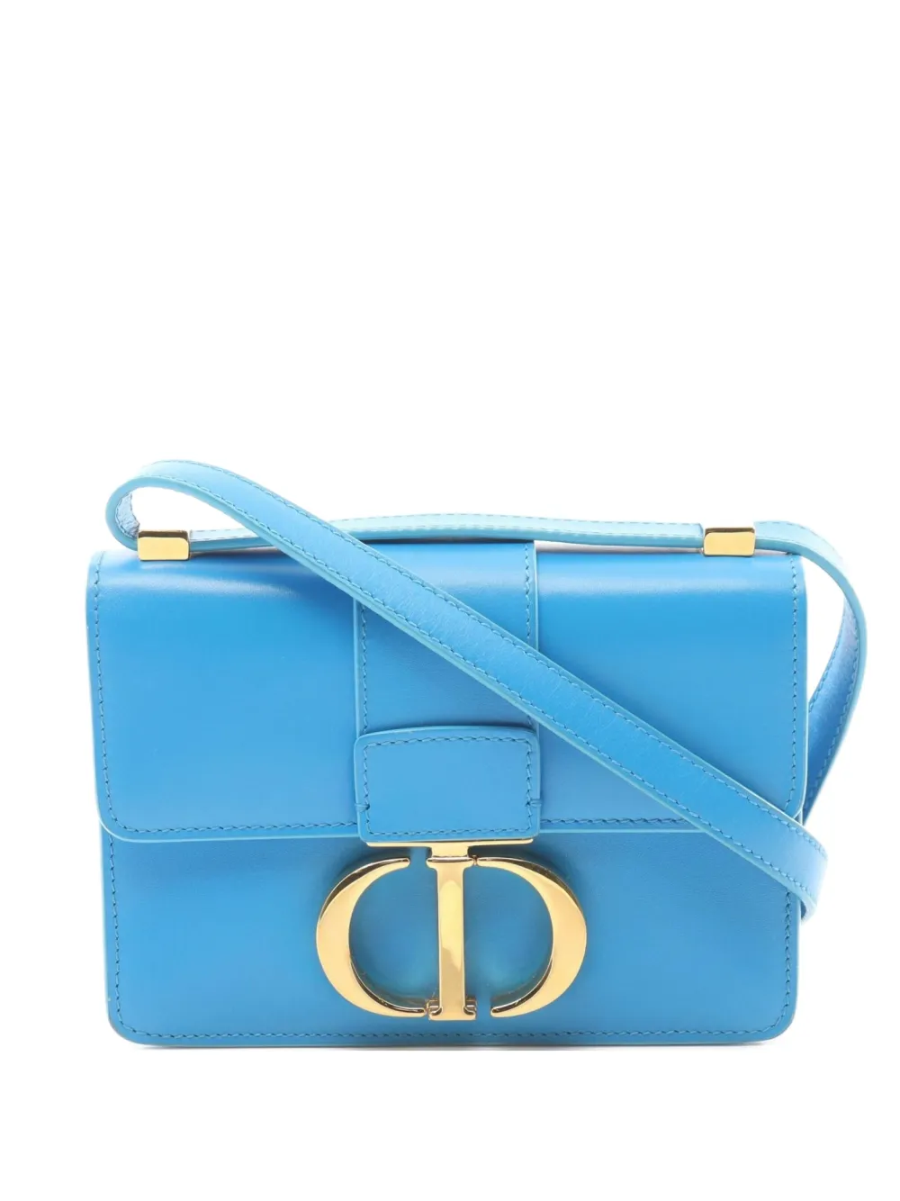 Christian Dior Pre-Owned 2010s モンテーニュ 30 ショルダーバッグ - ブルー Christian Dior Pre-Owned 2010s モンテーニュ 30 ショルダーバッグ - ブルー