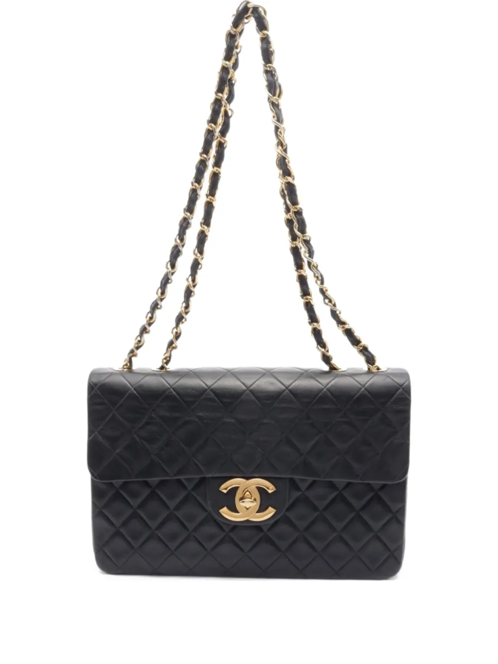 CHANEL Pre-Owned 1991-1994 キルティング ショルダーバッグ - ブラック CHANEL Pre-Owned 1991-1994 キルティング ショルダーバッグ - ブラック