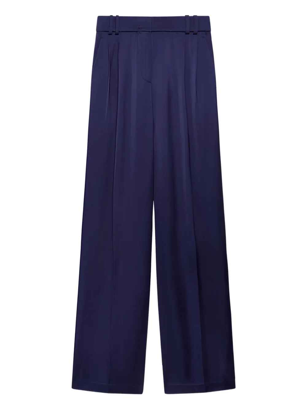 Another Tomorrow Pantaloni plissettati - Blu