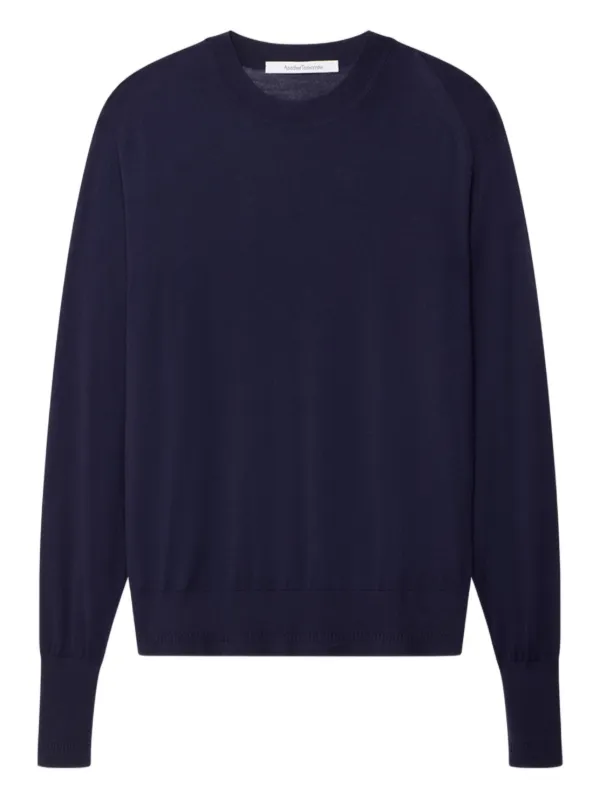 Another Tomorrow ニットセーター | ブルー | FARFETCH JP