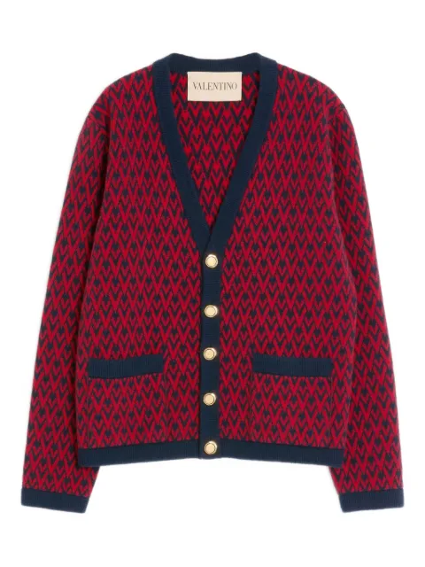 Valentino Garavani diamond-patterned cardigan
