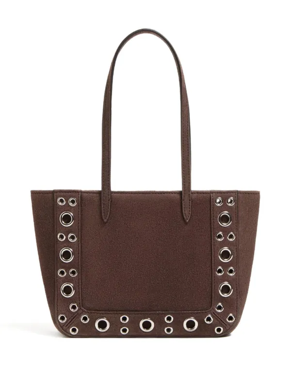 【VIP価格】VALENTINO Embroidered Nellcote Tote Bag Valentino Garavani Nellcôte Embroidered Tote Bag | Brown