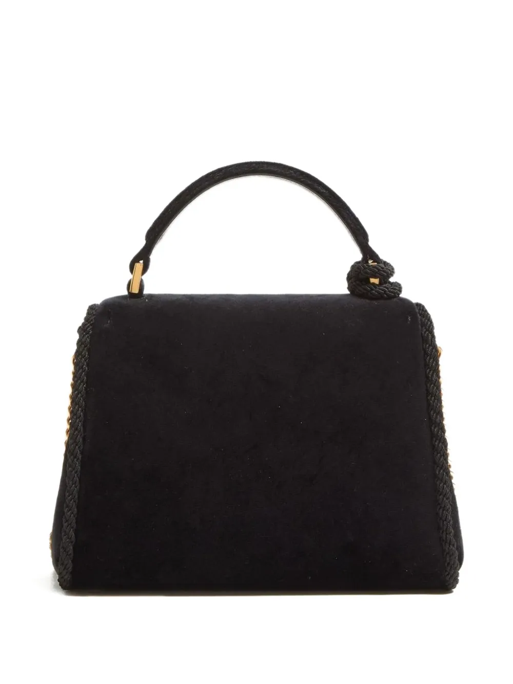 Valentino Garavani tassel-embellished Suede Shoulder Bag | Black