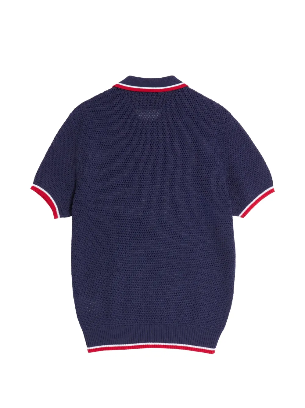 Valentino Garavani Poloshirt met contrasterende afwerking Blauw