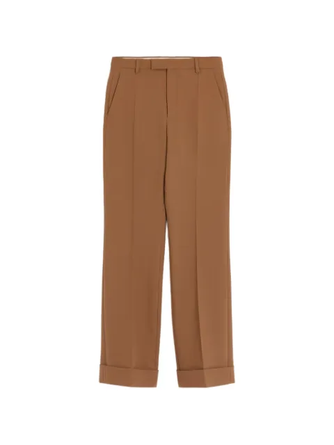 Valentino Garavani cuffed gabardine trousers