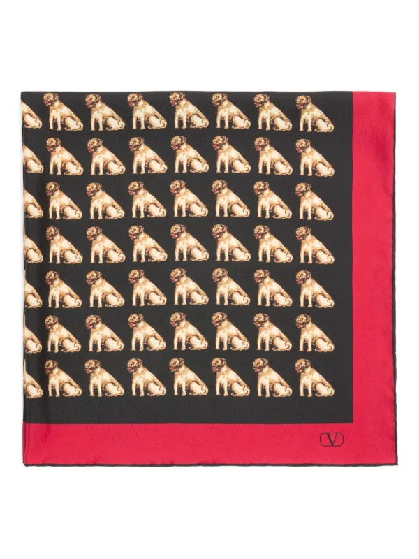 スカーフ VALENTINO Valentino Garavani 'Petit Charles' scarf 29537766_59056408_600.jpg