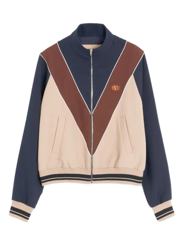 Valentino 【関税込】スウェットシャツ フード＆ファスナー付き シェ ヴァレンティノプリント コットン フード付きスウェット