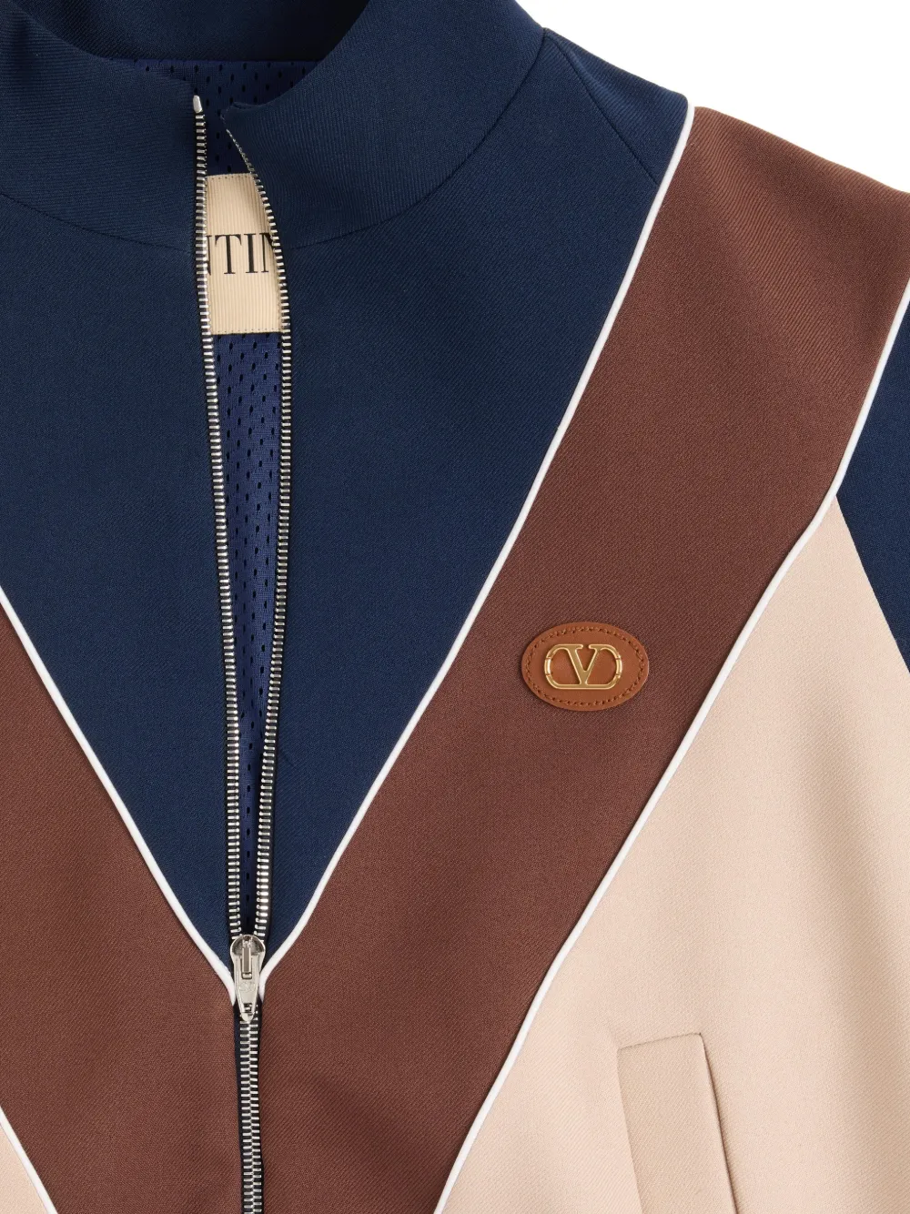  Valentino Garavani Vlogo-patch Sweatshirt - Neutrals 