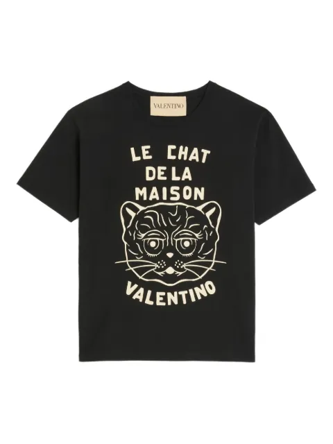 Valentino Garavani Chat De La Maison-print T-shirt