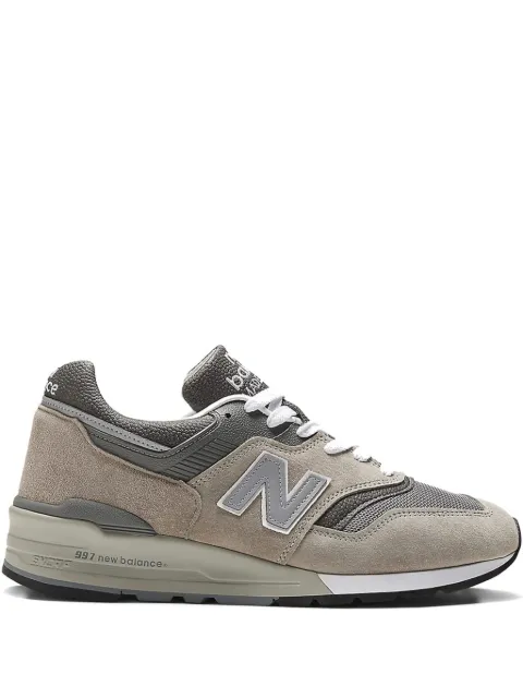 New Balance Made in USA 997 mesh-panelled suede sneakers