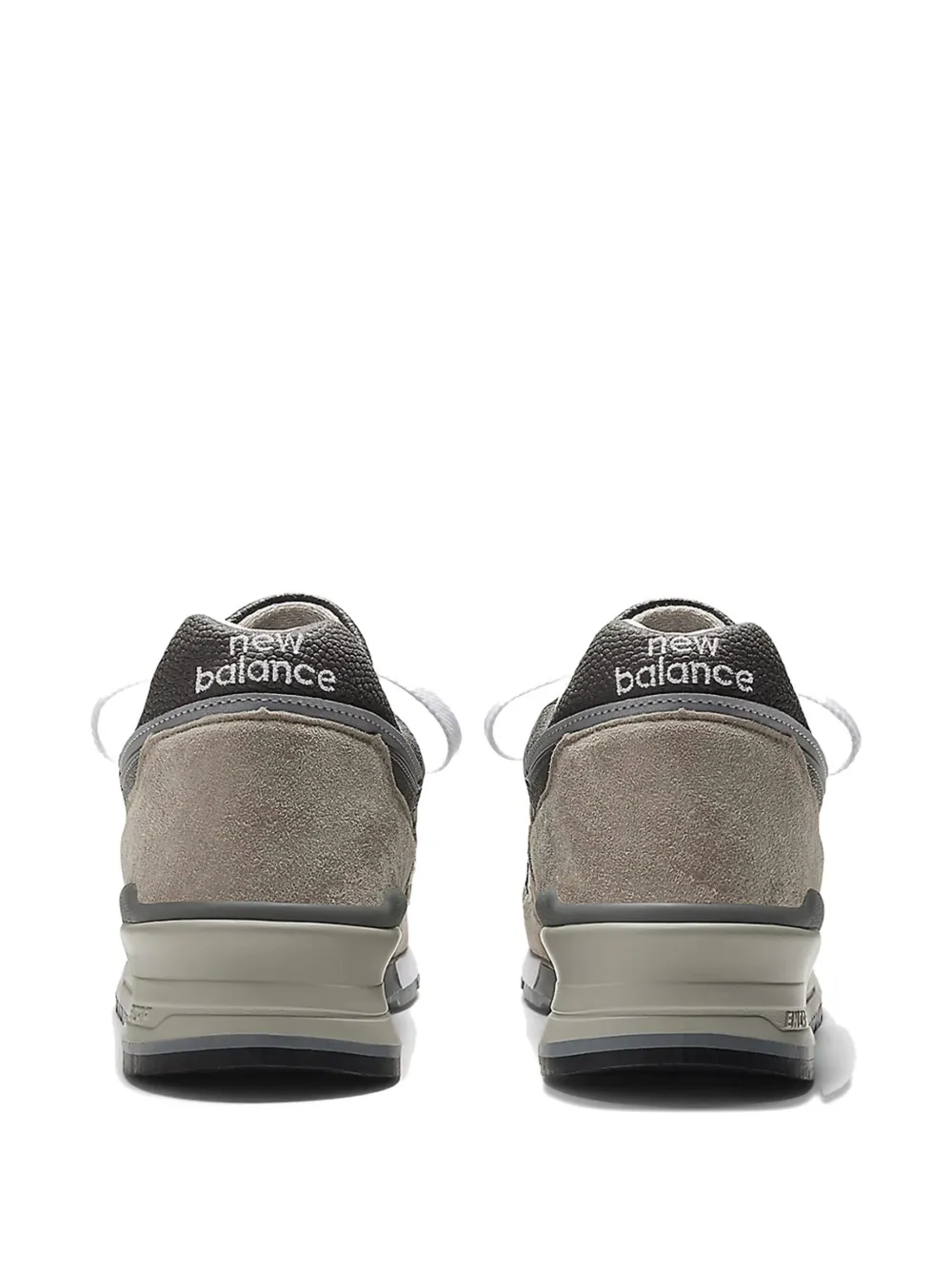 New Balance Made in USA 997 mesh-panelled suede sneakers Grey
