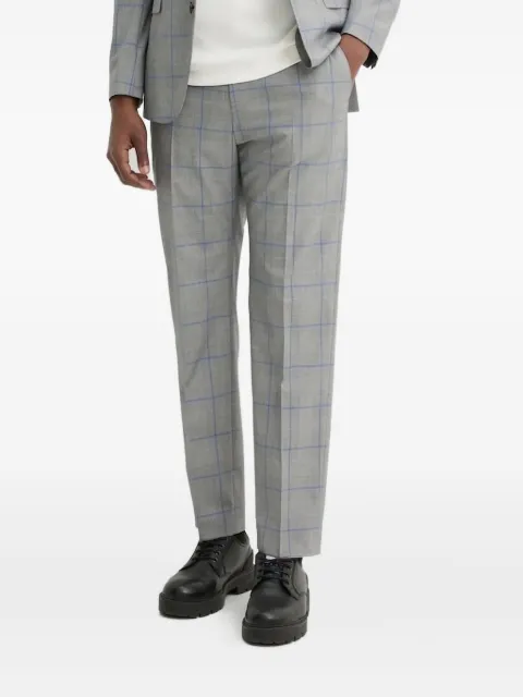 HUGO checked tailored trousers