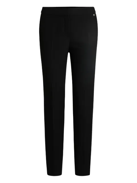 HUGO pantalones de vestir con placa del logo