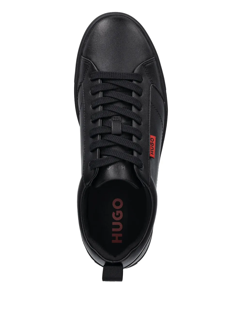 HUGO Sneakers met logopatch Zwart