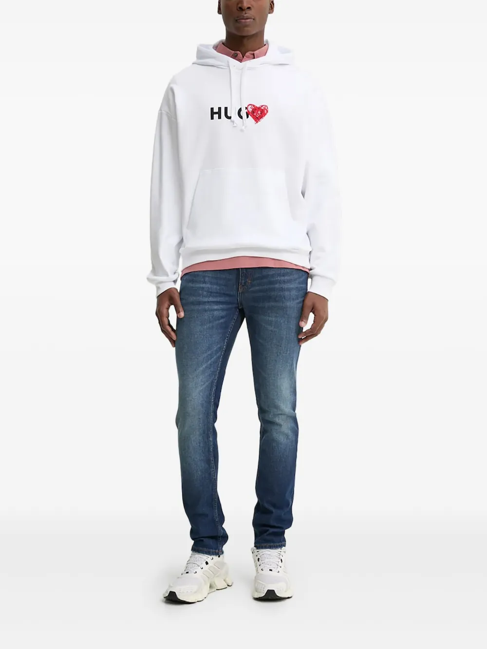 HUGO logo-patch jeans | Blue | Image 1