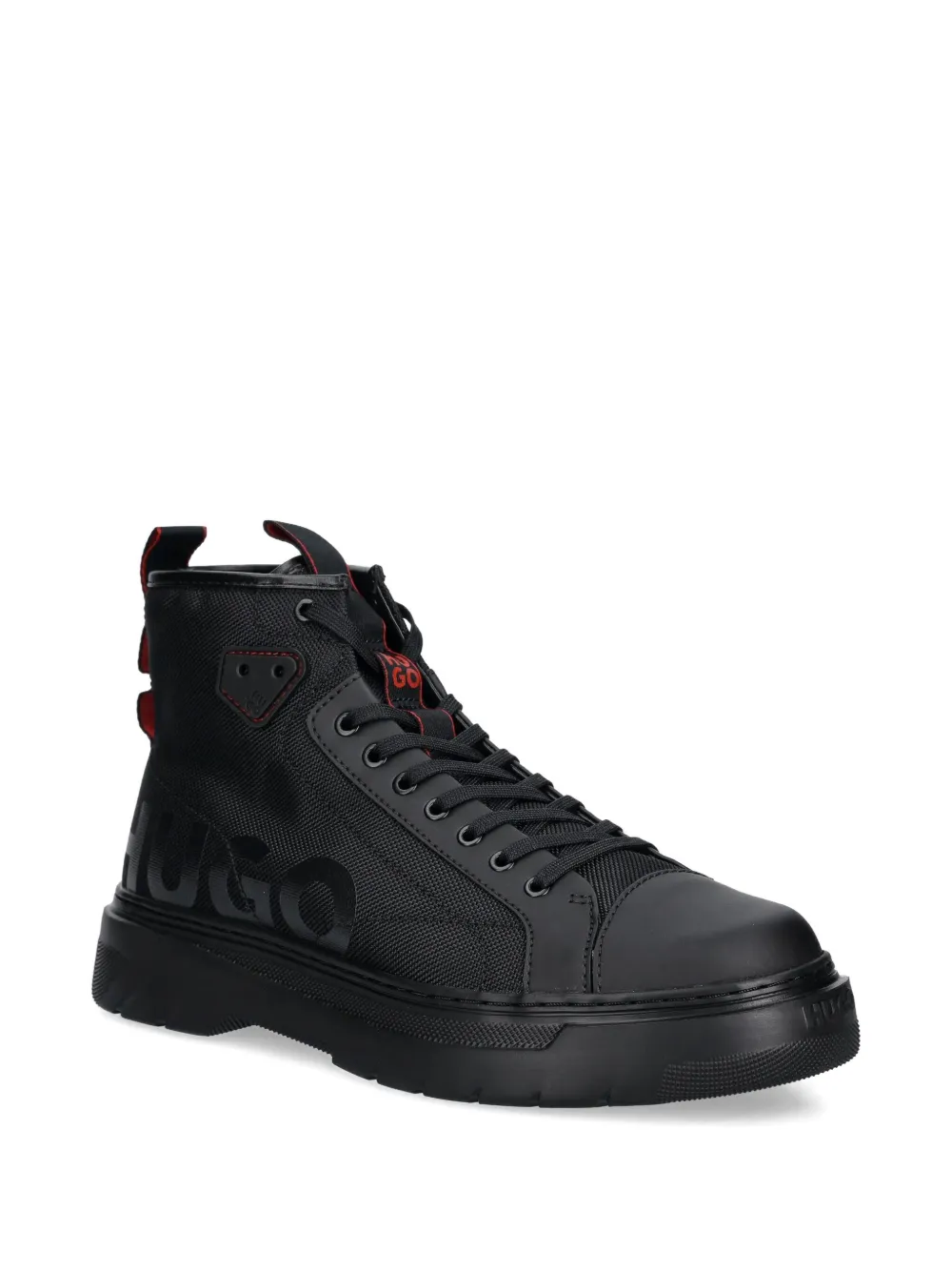 HUGO Urian canvas high-top sneakers | Hi-Tops | Image 2