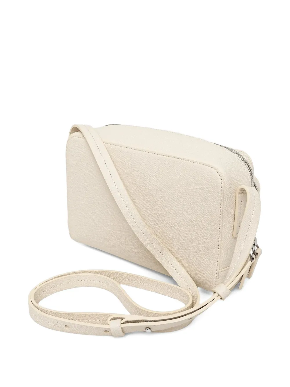 Hugo Boss Chris Double-zip Crossbody Bag In White
