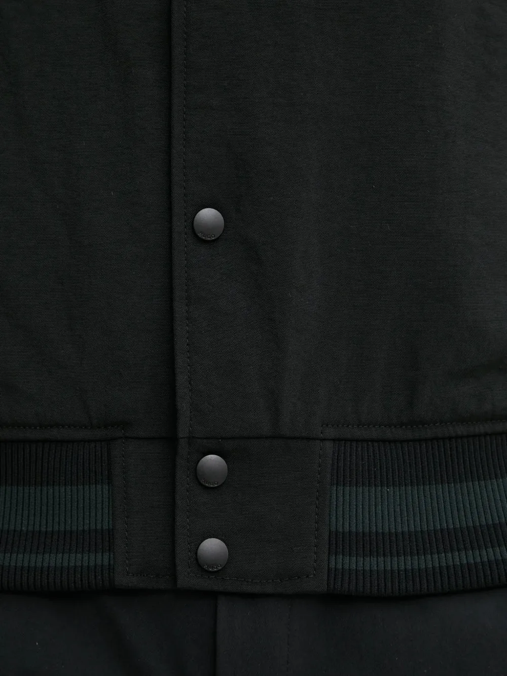 HUGO Bomberjack met logo Zwart