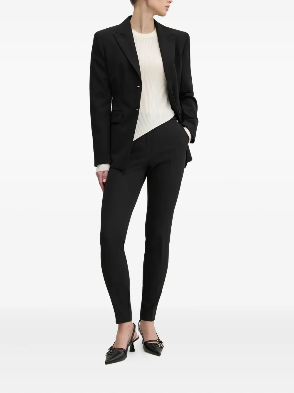 Hugo Boss Crew Neck Sweater In White