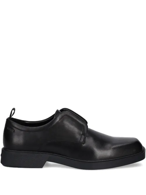 HUGO mocassins en cuir - Noir - HUGO - Modalova