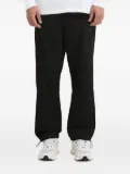 HUGO drawstring-cuff pants - Black
