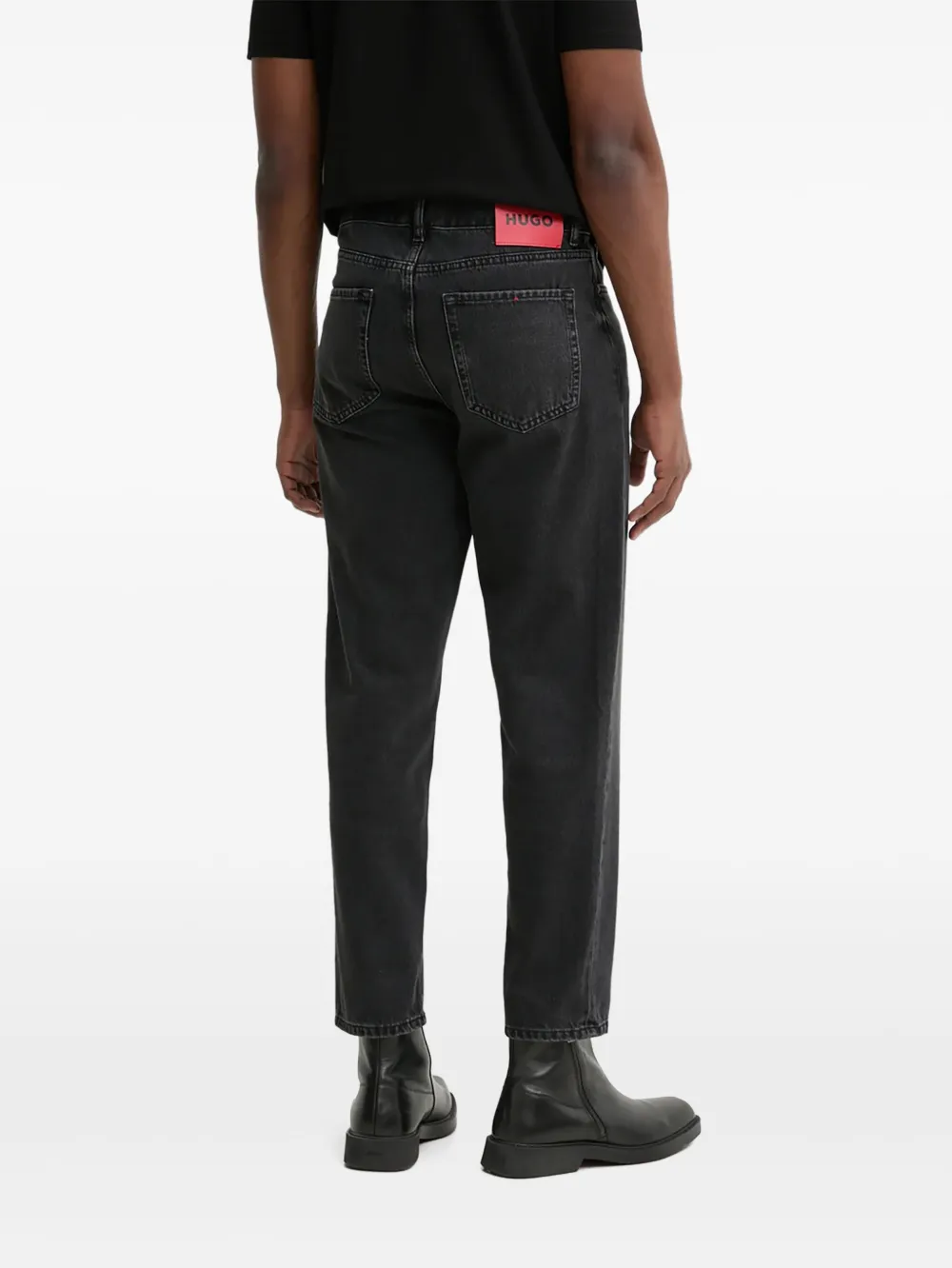HUGO Jeans met logoplakkaat | Regular & straight jeans | Image 2
