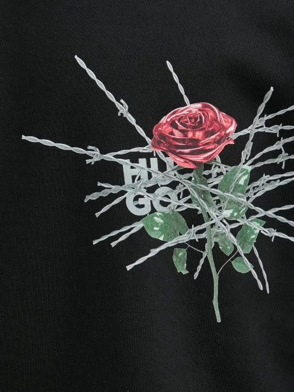 HUGO Felpa Rose Nero FARFETCH IT