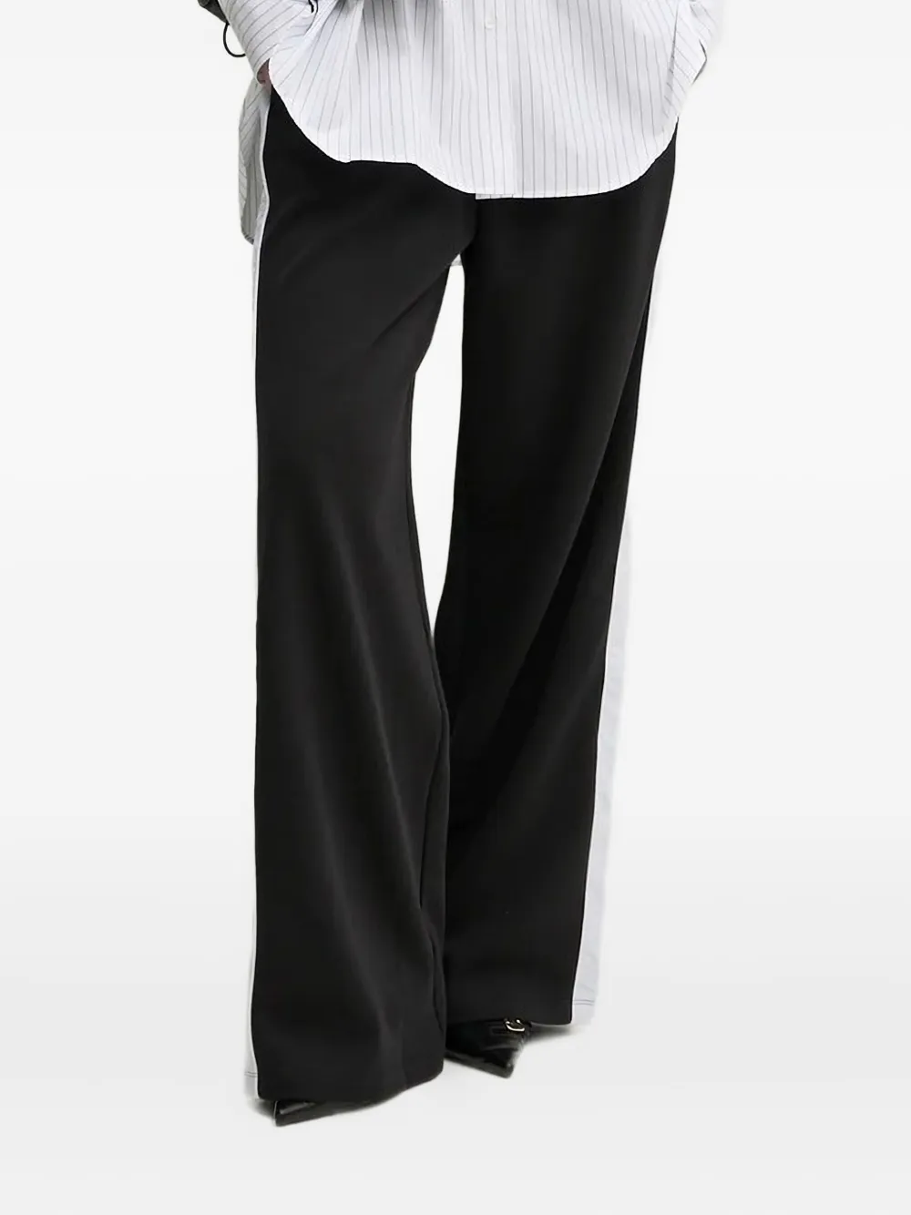 HUGO panelled-drawstring trousers | Black | Image 1