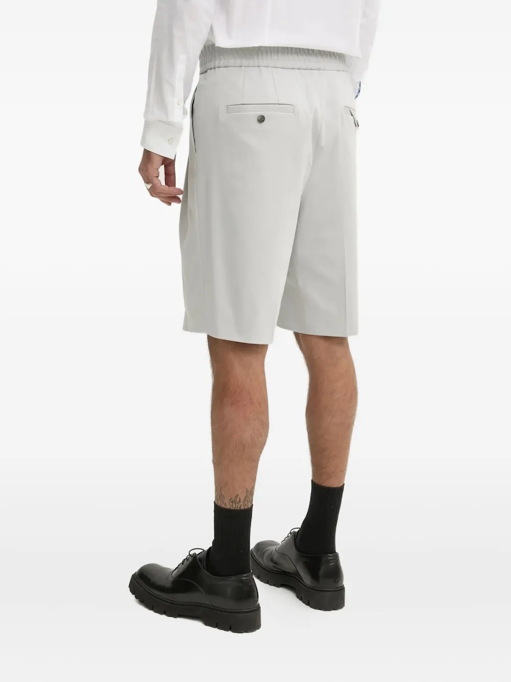 HUGO pleated shorts Grijs