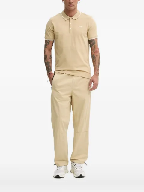 HUGO logo-print polo shirt