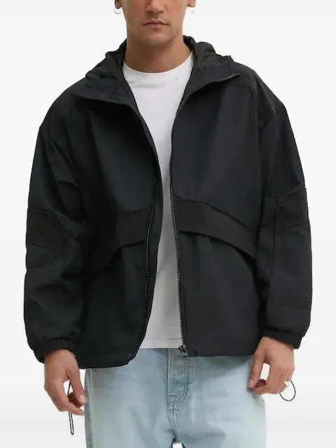 HUGO panelled hooded jacket