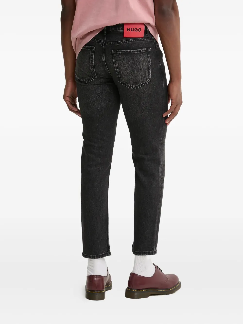 HUGO logo-patch jeans | Regular & Straight-Leg Jeans | Image 2