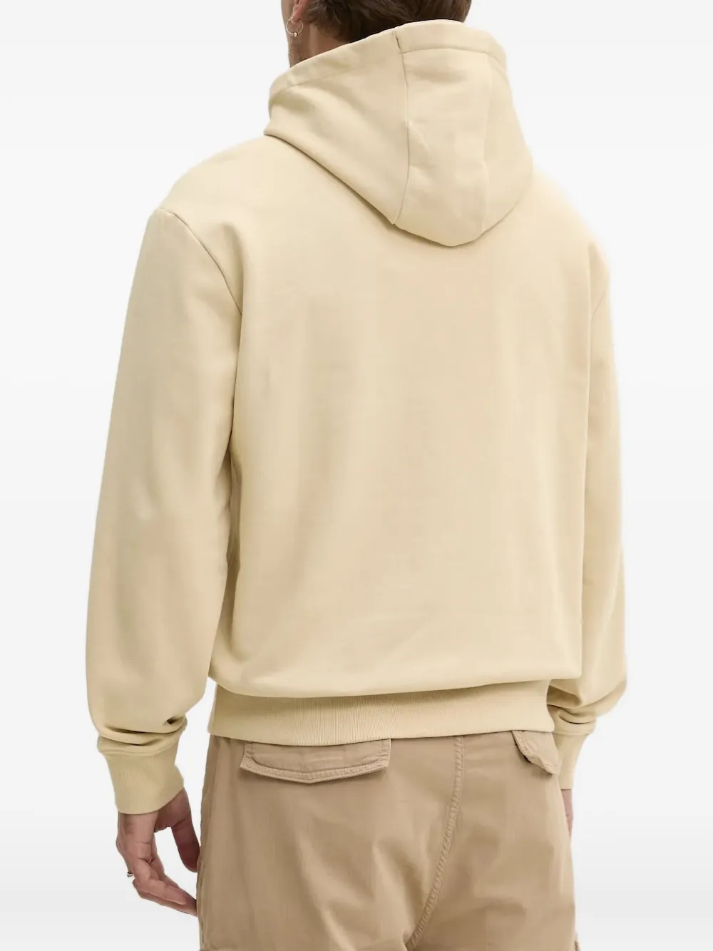 HUGO Hoodie met logoprint Beige