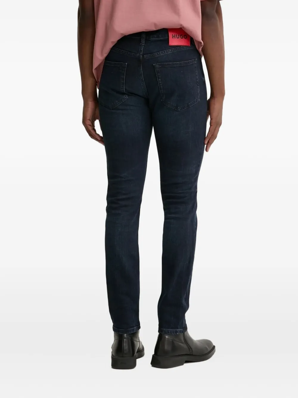 HUGO Skinny jeans Blauw