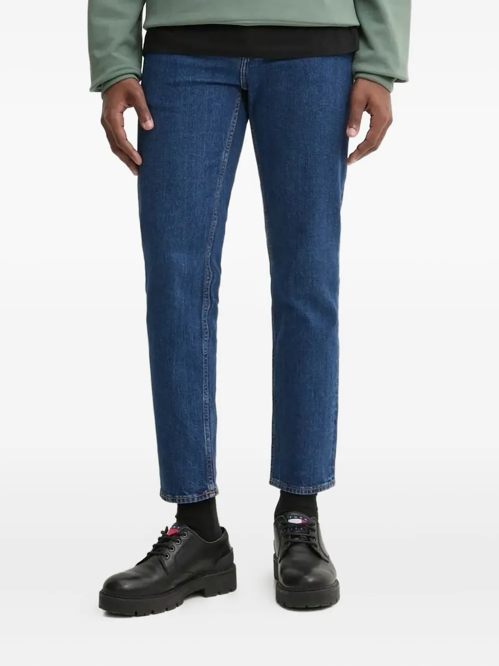 HUGO straight-leg jeans Blauw