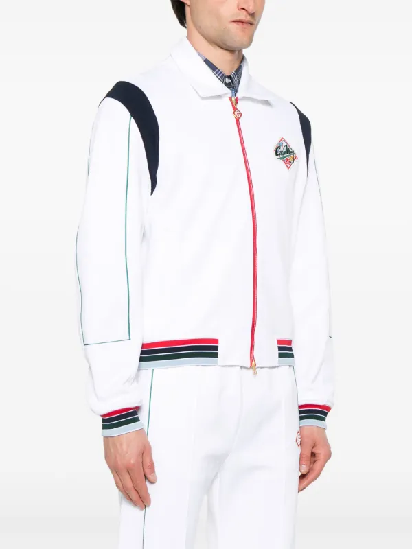 Casablanca Casa Way Sports Jacket | White | FARFETCH