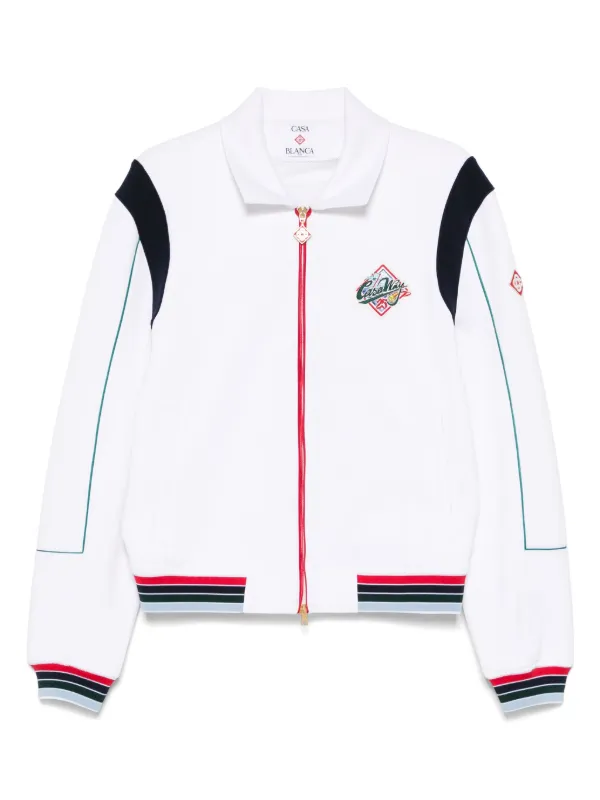 ジャケット [CASABLANCA]White Cotton Blend Jacket 29537967_58744030_600.jpg