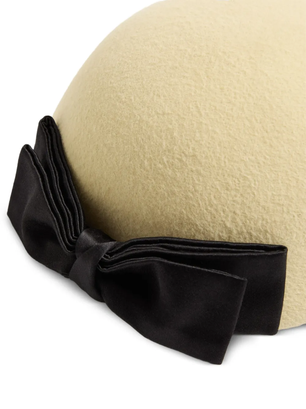 Valentino Garavani Hoed verfraaid met strik Beige