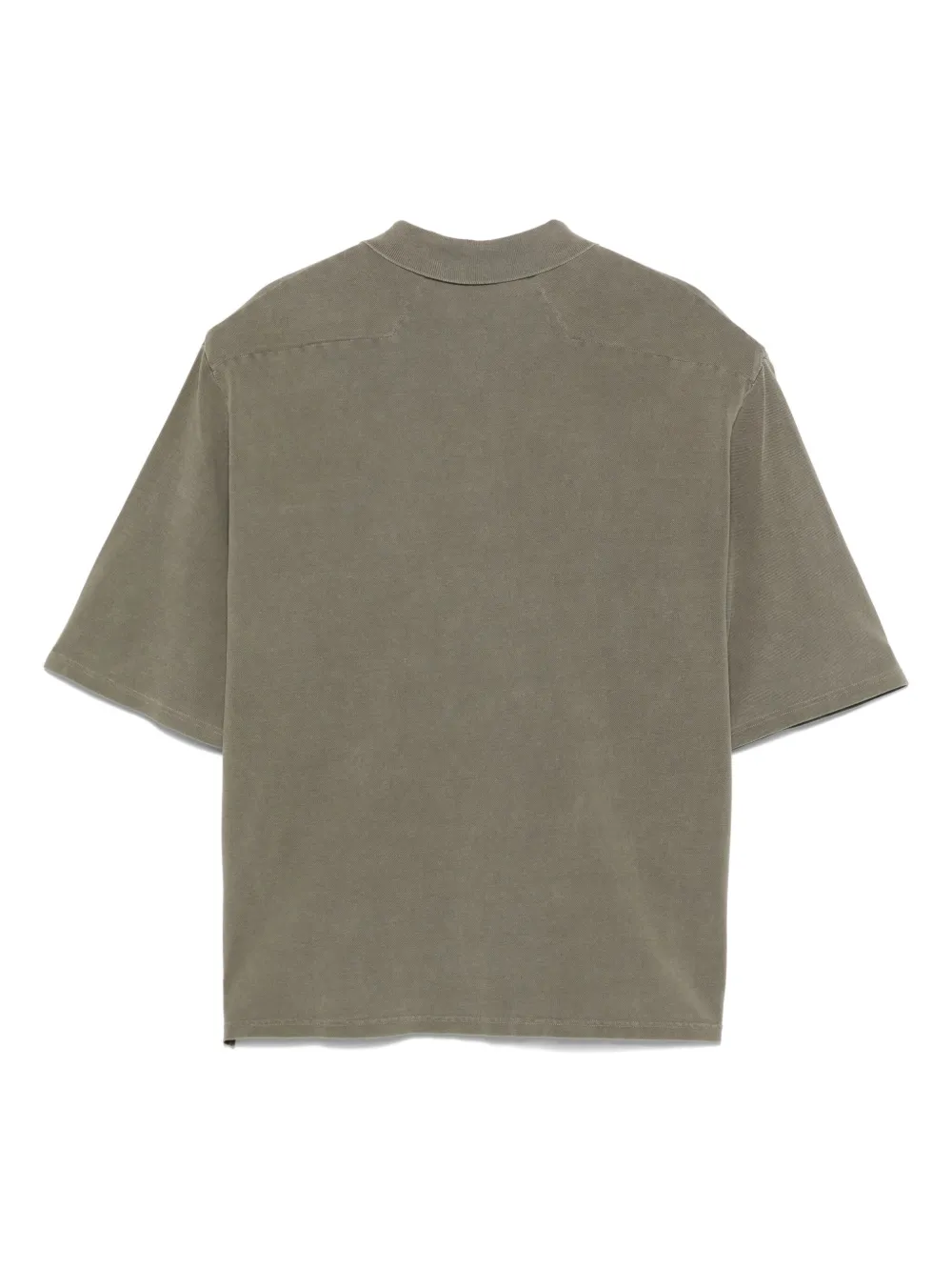 MARTINE ROSE LOGO-PRINT POLO SHIRT