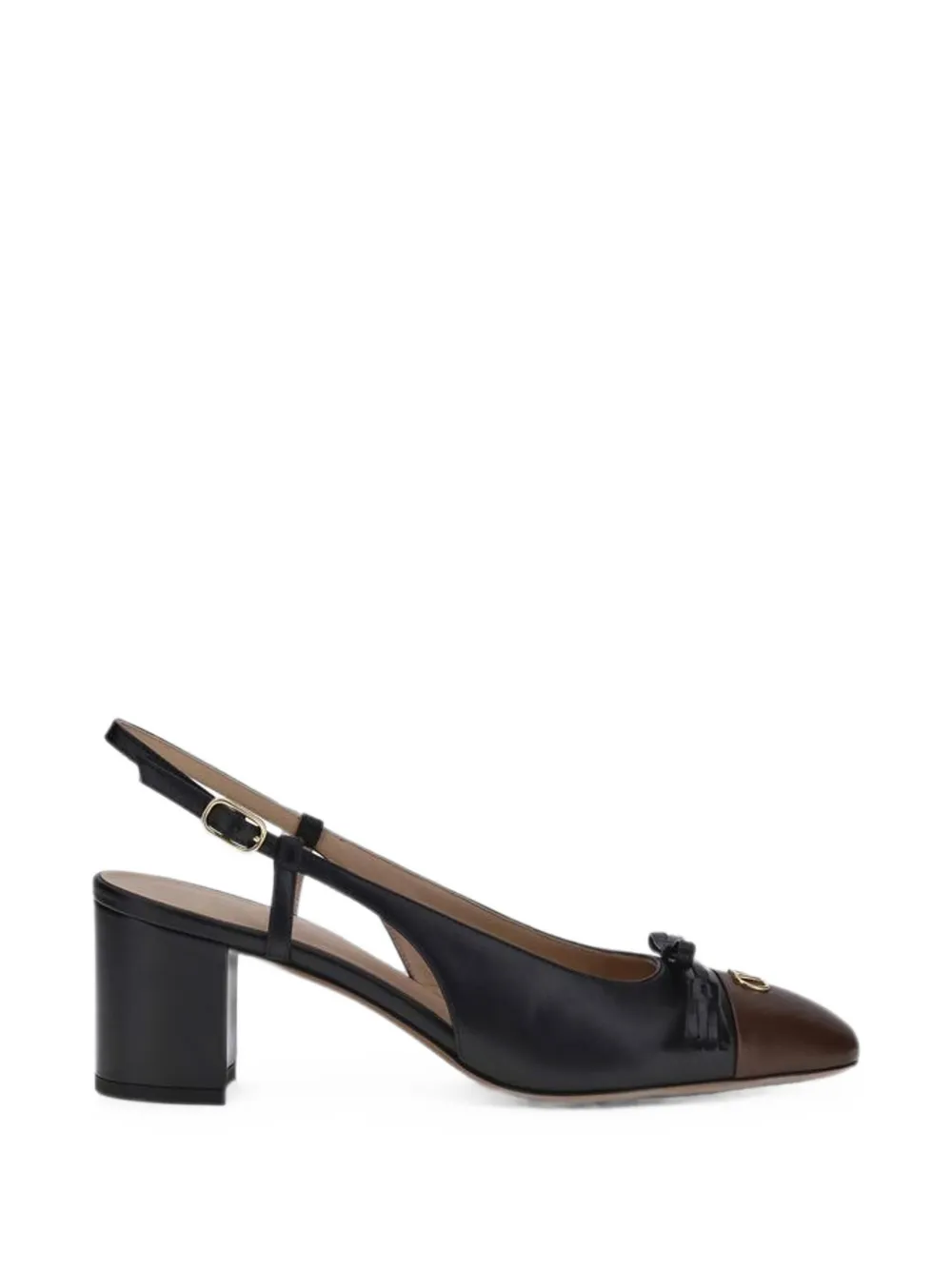 Valentino Garavani 60 mm Valet du Roi slingback pumps Zwart