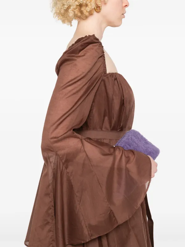 【関税&送料込】THE ANDAMANE Dresses Brown THE ANDAMANE Flared Mini Dress | Brown | FARFETCH