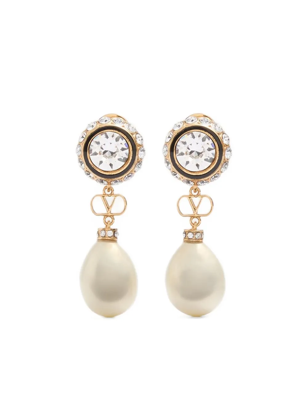 VLogo earrings