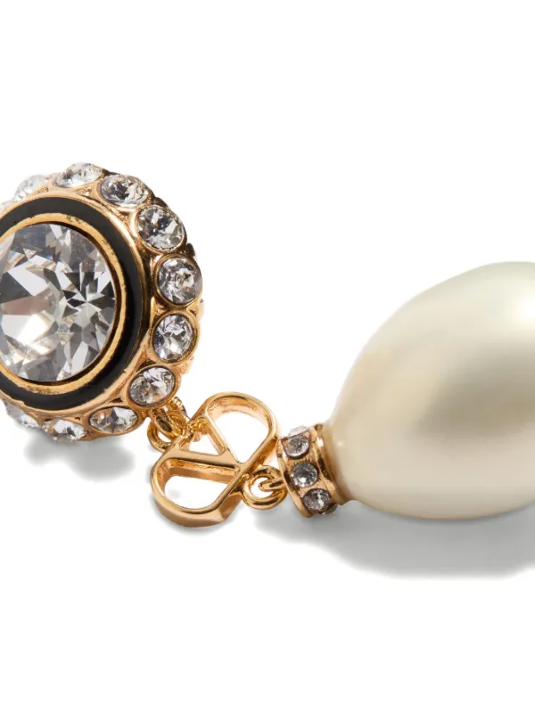 Valentino Garavani Vロゴ シグネチャー ピアス | ゴールド