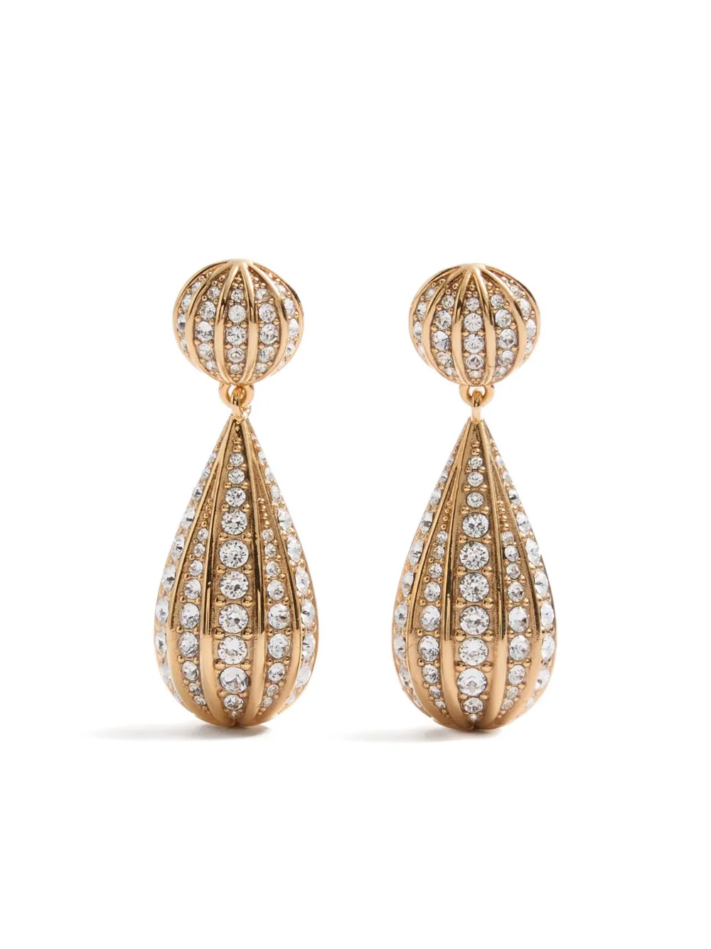 Valentino Garavani Poetiques Des Gouttes Metal And Swarovski® Crystal Earrings