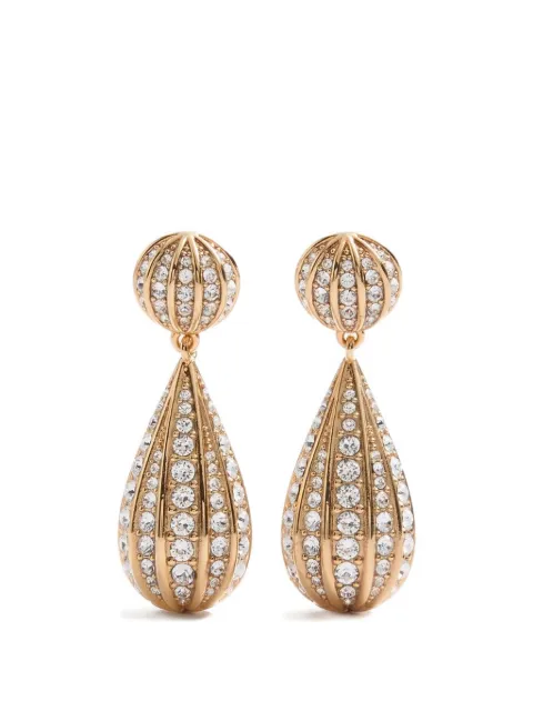 Valentino Garavani Poetiques Des Gouttes metal and Swarovski® crystal earrings