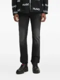 HUGO faded-effect jeans - Black
