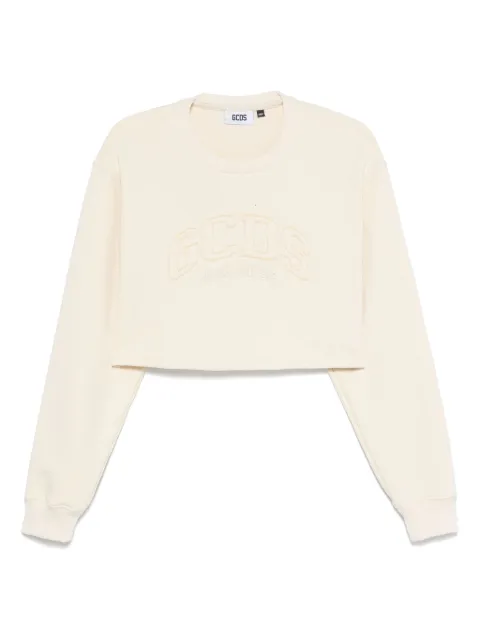 GCDS sudadera corta con logo